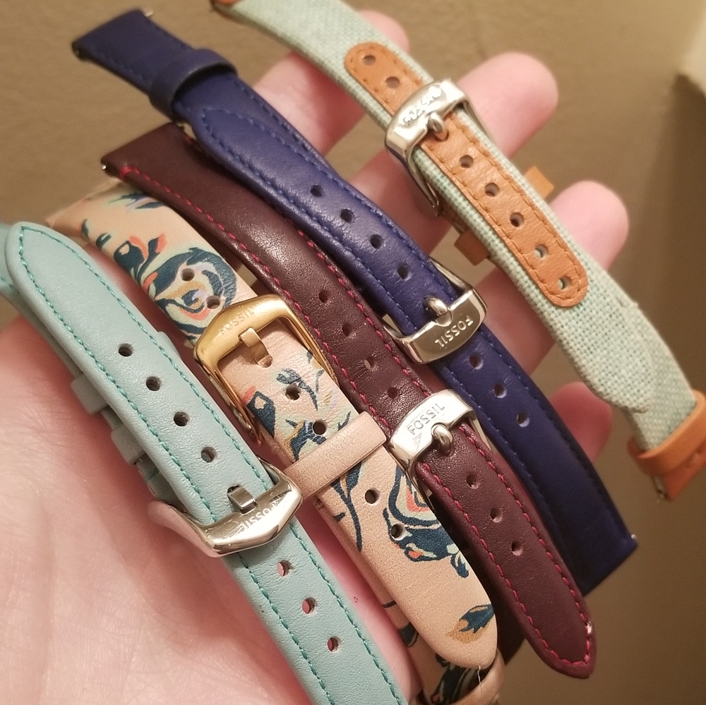 Floral Fossil Watch Strap 14mm